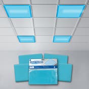 Square Fluorescent Light Filters (Tranquil Blue)