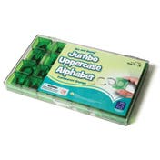 See & Stamp Jumbo Alphabet Transparent Stamps — Uppercase (20 pieces)